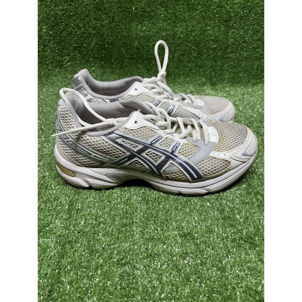 ASICS Gel 1130 Women’s Low Top Lace Up Gym Casual Sneakers White/Silver Size 9